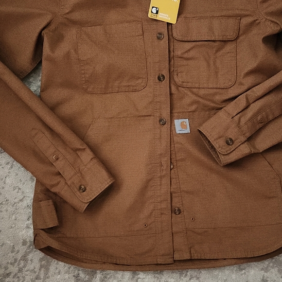Carhartt Brown Smithville Shirt - Picture 5 of 8